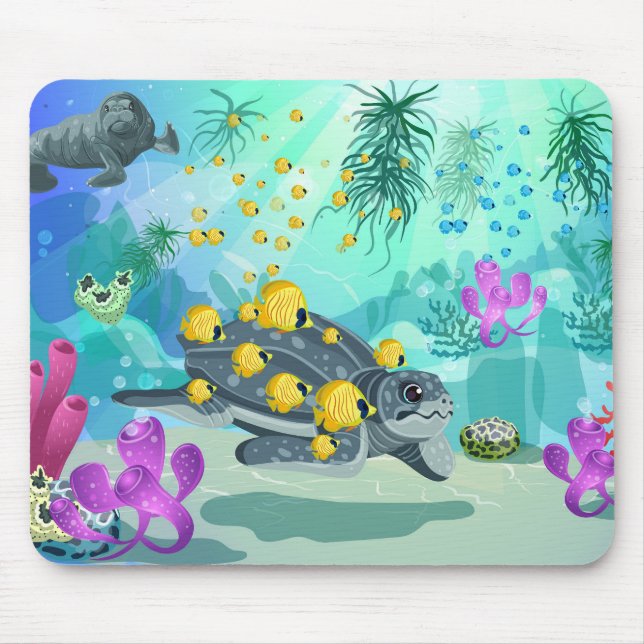Ocean Bliss Mouse Pad Mousepad (Vorne)