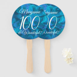 Ocean Blue 100 und Wonderful Birthday Party Fächer
