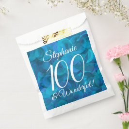 Ocean Blue 100 und Wonderful Birthday Party Geschenktütchen