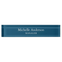 Ocean Blue Beruflich Manager Moderner Schlichter