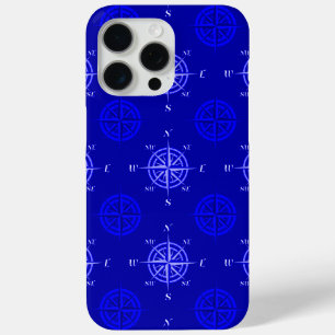 Ocean Blue Compass Rose Case-Mate iPhone Hülle