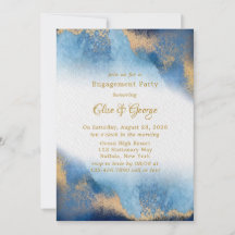Ocean Blue Golden Agate Engagement Party