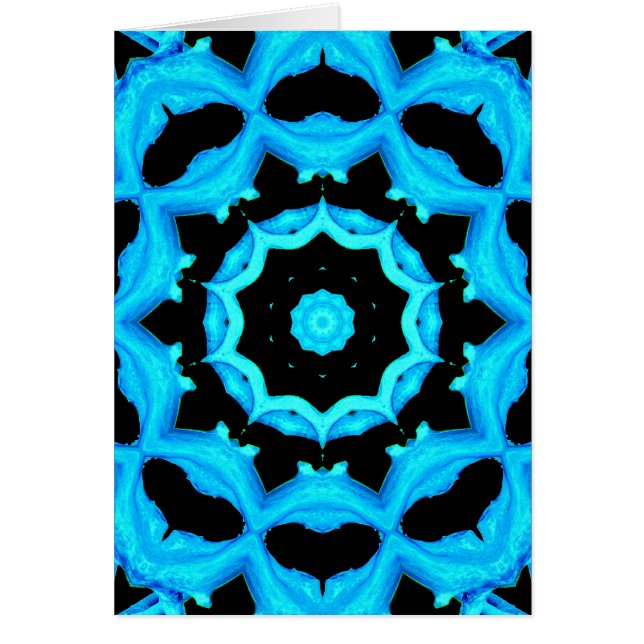 OCEAN BLUE Grußkarte (Vorne)