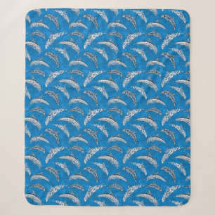 Ocean Blue Hawaiian Tribal Delphine Sherpadecke