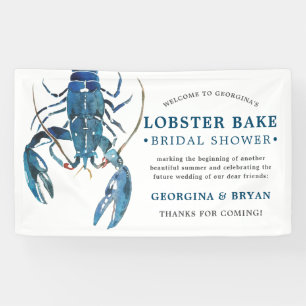 Ocean Blue Hummer Bake Party Banner