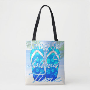 Ocean Blue Island Time Tasche