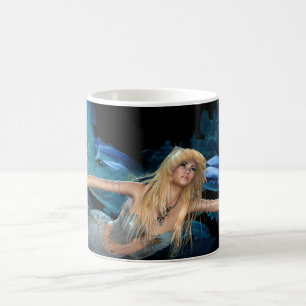 Ocean Blue Mermaid Kaffeetasse