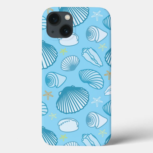 Ocean Blue Pattern Case-Mate iPhone Hülle (Rückseite)