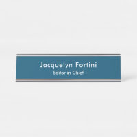 Ocean Blue Schlicht Elegante Modernes Minimalistis