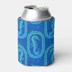 Ocean Blue Tribal Island Seepferd Dosenkühler