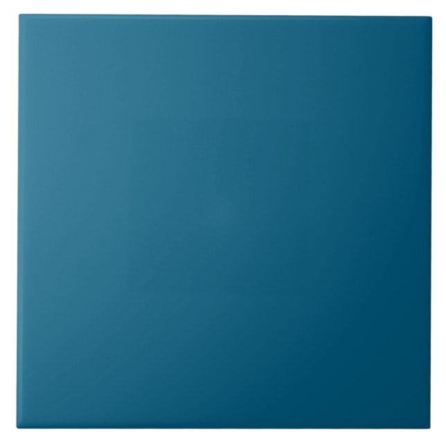 Ocean Blue, Vollfarbe, Fliese (Vorderseite)