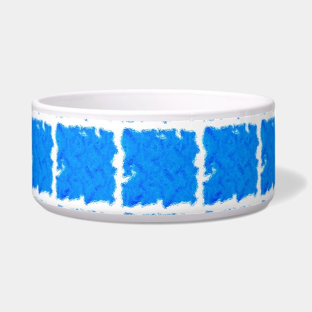 Ocean Blue Watercolor Napf (Links)