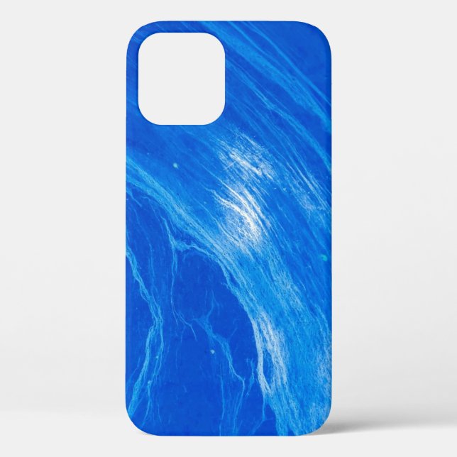 Ocean Blue Waves Sommerzeit Case-Mate iPhone Hülle (Rückseite)