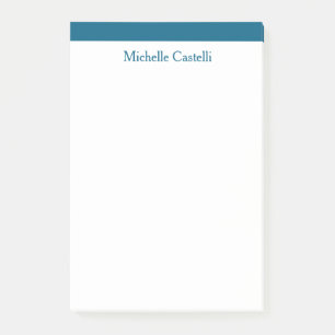 Ocean Blue & White Beruflich Einzigartig klassisch Post-it Klebezettel