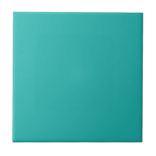 Ocean Breeze Aqua Aquamarin Blue Solid Color Backg Fliese