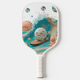 Ocean Breeze Pickleball - Niedlich Surf & Seashell Pickleball Schläger