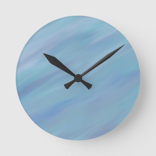 Ocean Breeze Runde Wanduhr (Vorderseite)