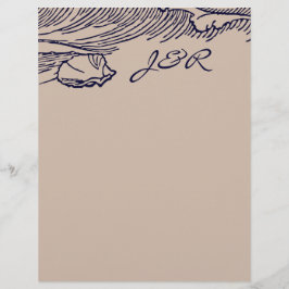 Ocean Breeze | Rustic Beach DIY Umschläge Liner Flyer