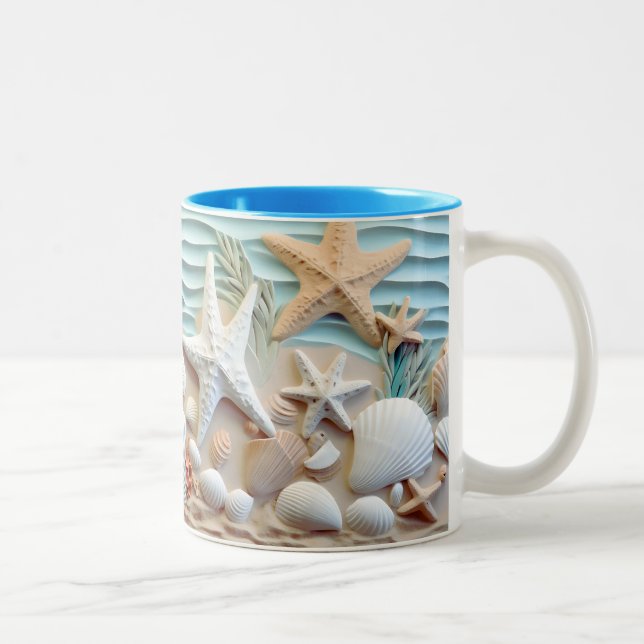Ocean Breeze Seashell Tasse (Rechts)