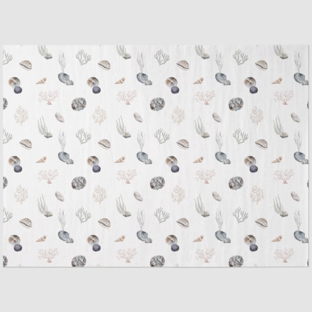 Ocean Breeze Series Design 2 Seidenpapier (Vorderseite)