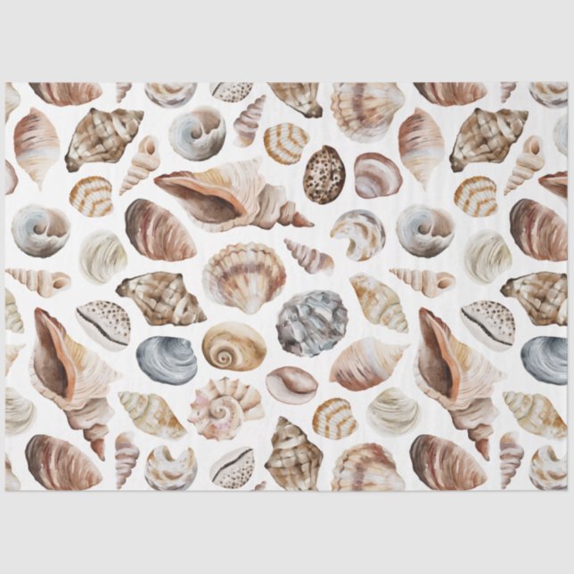 Ocean Breeze Series Design 4 Seidenpapier (Vorderseite)