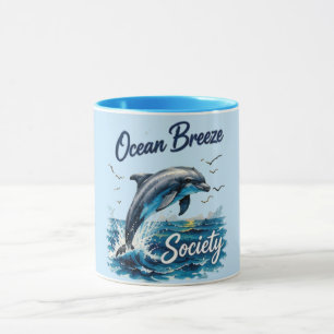 Ocean Breeze Society Delfin-Tasse Tasse