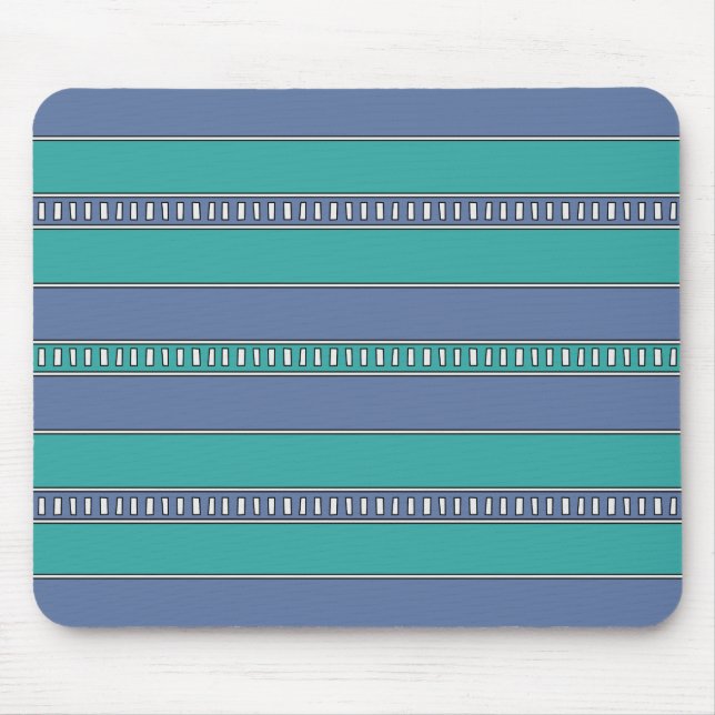 Ocean Breeze Stripes Mousepad (Vorne)
