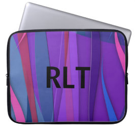 Ocean Breezes Mit Monogramm Laptopschutzhülle