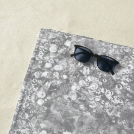 Ocean Bubbles & Momentes Silver Beach Handtuch