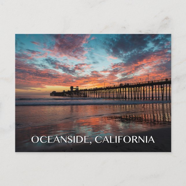 Ocean California Postkarte (Vorderseite)