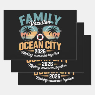 Ocean City Beach Geschenkpapier Set