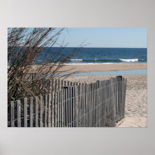 Ocean City Beach Print Poster