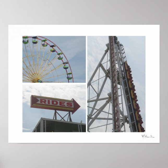 Ocean City Boardwalk - Reiten Poster (Vorne)