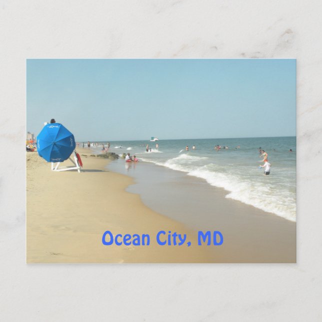 Ocean City, carte postale MD (Devant)