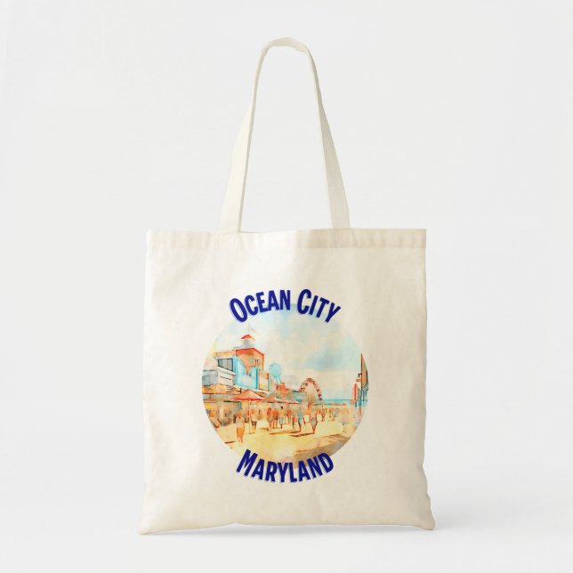 Ocean City, Maryland Tragetasche (Vorne)