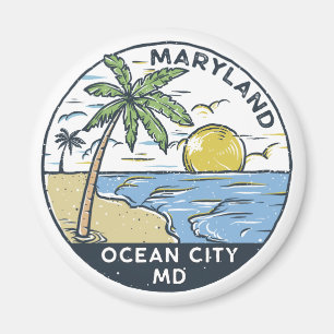 Ocean City Maryland Vintage Magnet