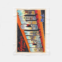Ocean City New Jersey NJ Large Letter Postcard