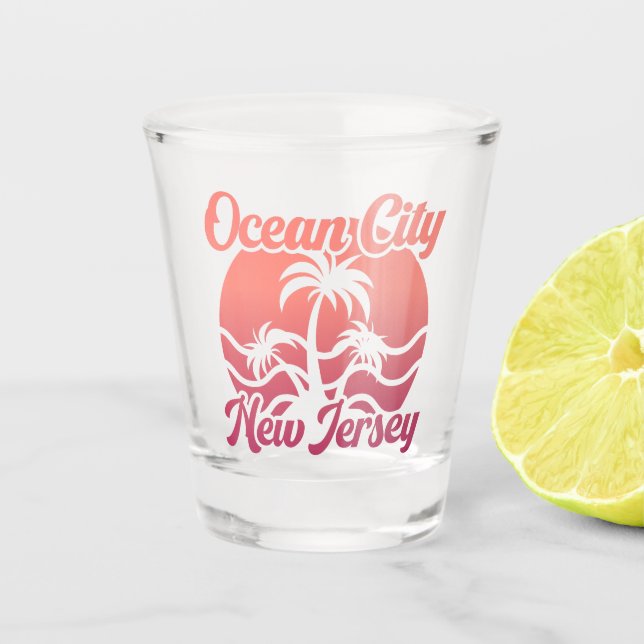 Ocean City, New Jersey Schnapsglas (Vorderseite)