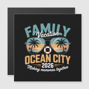 Ocean City Strand Magnetkarte