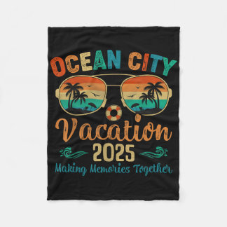 Ocean City Strandurlaub 2025 Freunde Familie Somme Fleecedecke