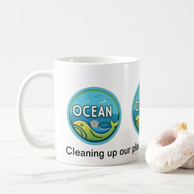 Ocean Clean Up Cup Kaffeetasse (Mit Donut)