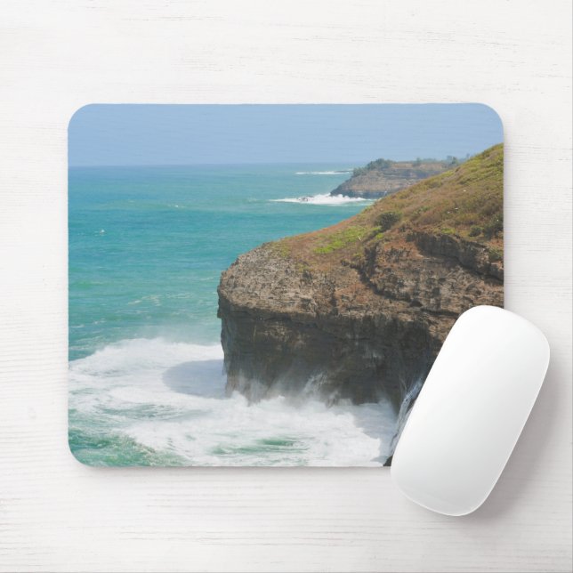 Ocean Cliffs bei Kilauea Kauai Mousepad (Mit Mouse)