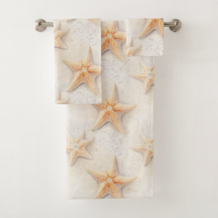 Ocean Cream Peach Beach Starfish