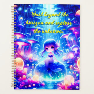 Ocean Dreams - Chibi Mermaid Leuchtplaner Planer