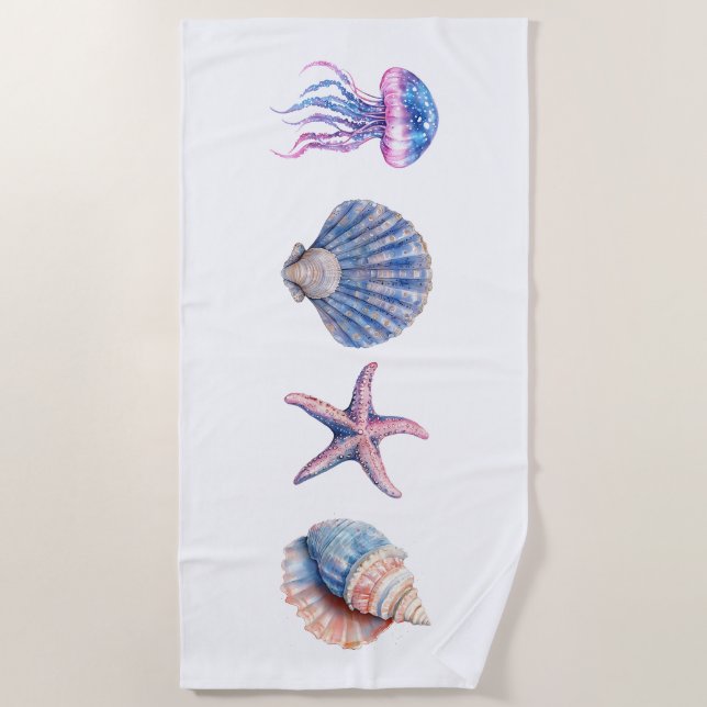 "Ocean Dreams" Strandtuch (Vorderseite)