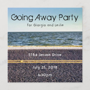 Ocean Drive Auf dem Weg zur Party Einladung