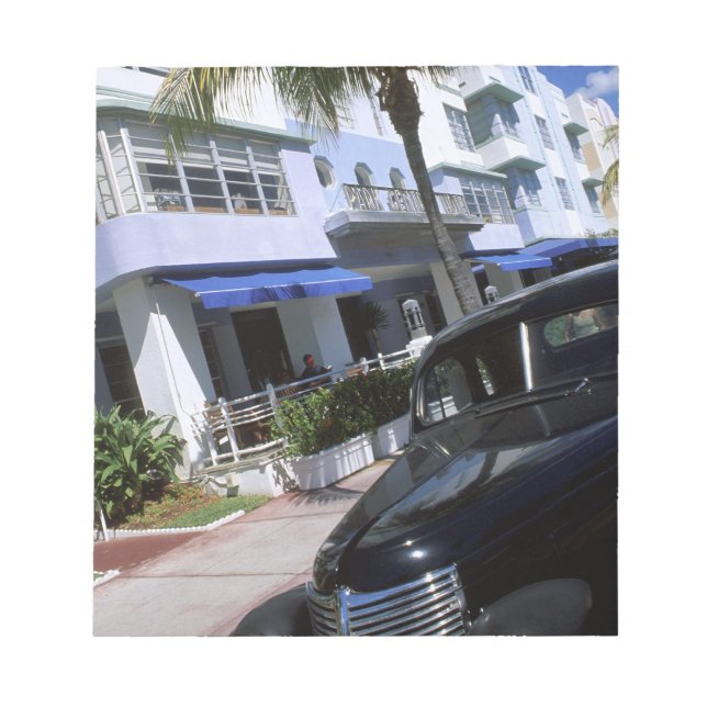 Ocean Drive, Miami Beach Florida Notizblock (Vorderseite)