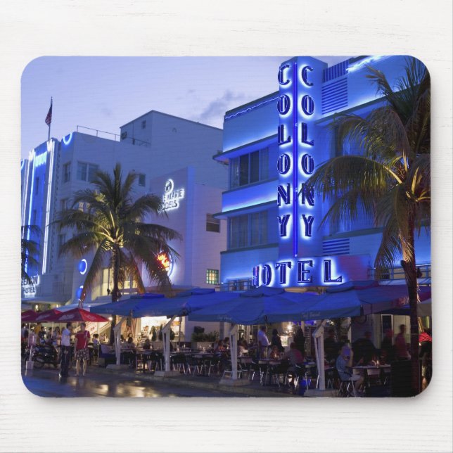 Ocean Drive, South Beach, Miami Beach, 2 Mousepad (Vorne)