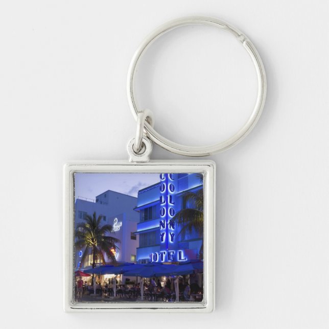 Ocean Drive, South Beach, Miami Beach, 2 Schlüsselanhänger (Vorne)