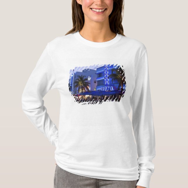 Ocean Drive, South Beach, Miami Beach, 2 T-Shirt (Vorderseite)